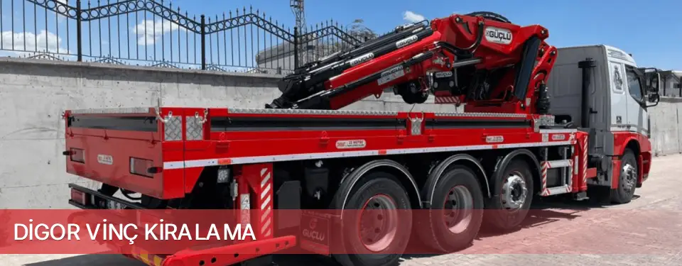 Digor İlçemi Vinç Kiralama